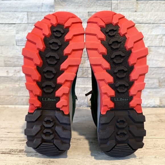 Men's Hiking L.L.Bean Access Hiking Boots Mid Waterproof Size 9.5 Green TEK 2.5 - Picture 9 of 11